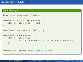 XML and XPath with PHP