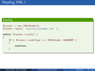 XML and XPath with PHP