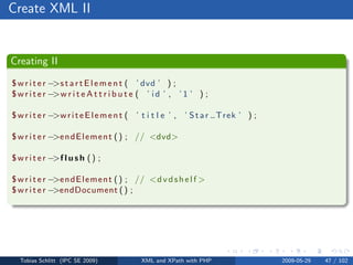 XML and XPath with PHP