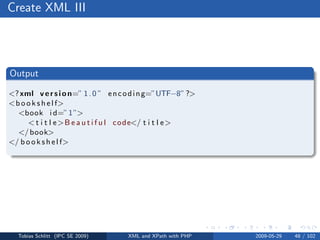 XML and XPath with PHP