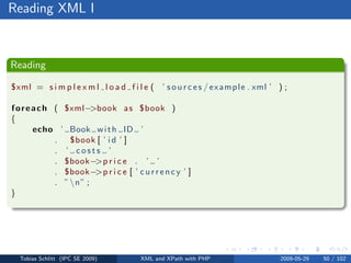 XML and XPath with PHP