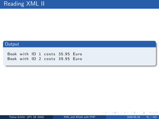 XML and XPath with PHP