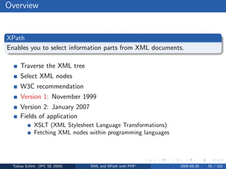 XML and XPath with PHP