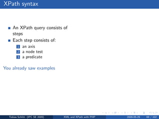 XML and XPath with PHP