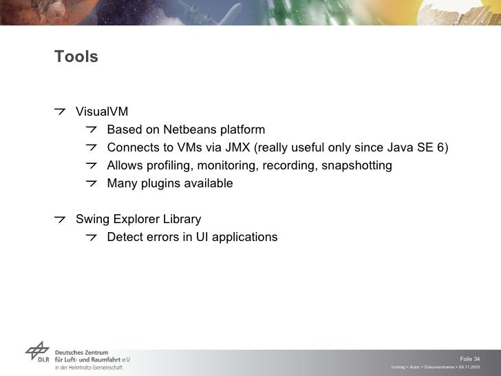 Best practices in Java and Swing