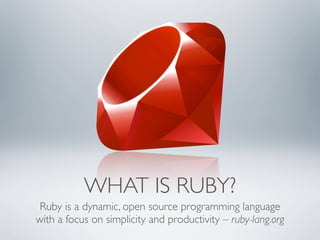 Introducing Ruby | PPT