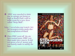 Created/written by Paul Dinello, Amy Sedaris, Stephen Colbert, and Mitch Rouse