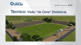 Técnico: Visão “de Cima” (Holística)!
 