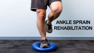 ANKLE SPRAIN
REHABILITATION
 