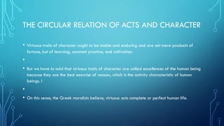 Presentation for Moral and Character Virtue | PDF