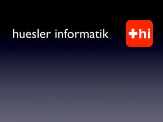 huesler informatik
 