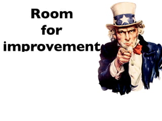 Room
for
improvement