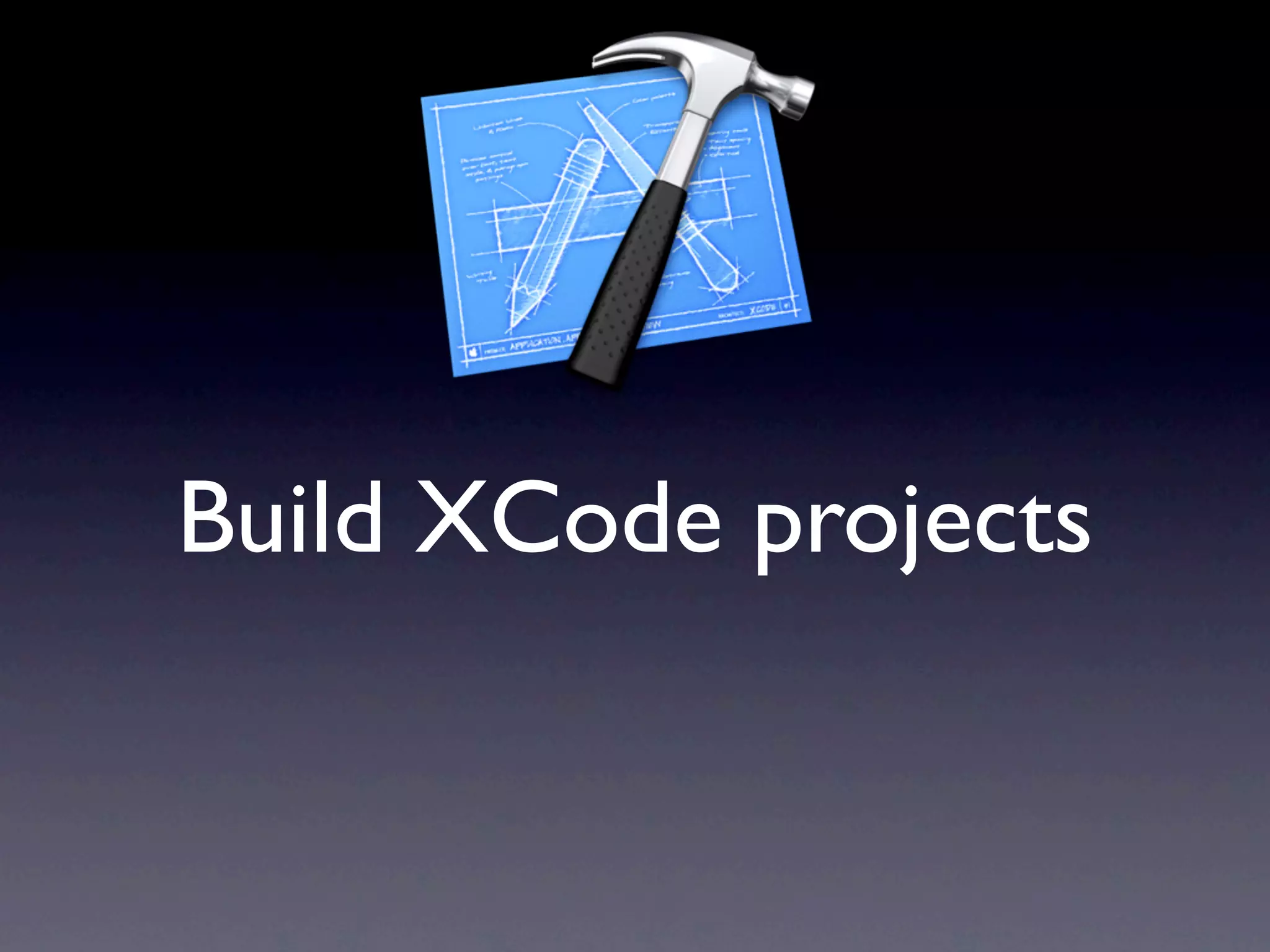 Build XCode projects