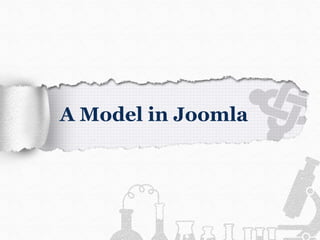 A Model in Joomla 