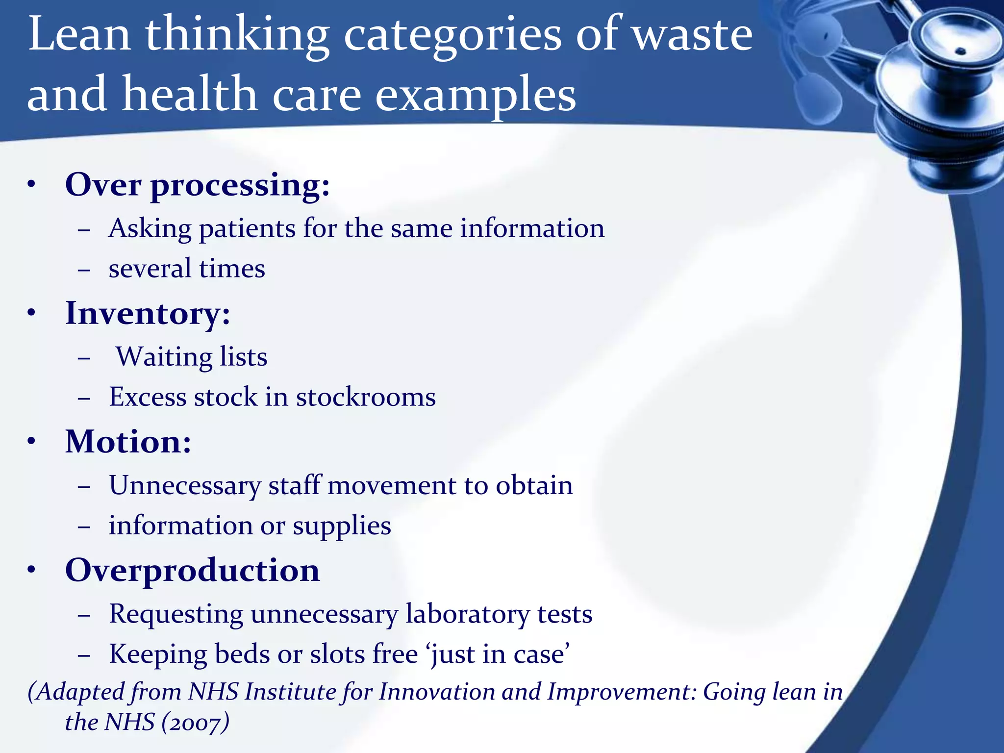 The    5     Lean principles               -     Value