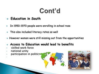 Education cost will obviously drop down 