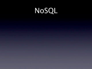 NoSQL