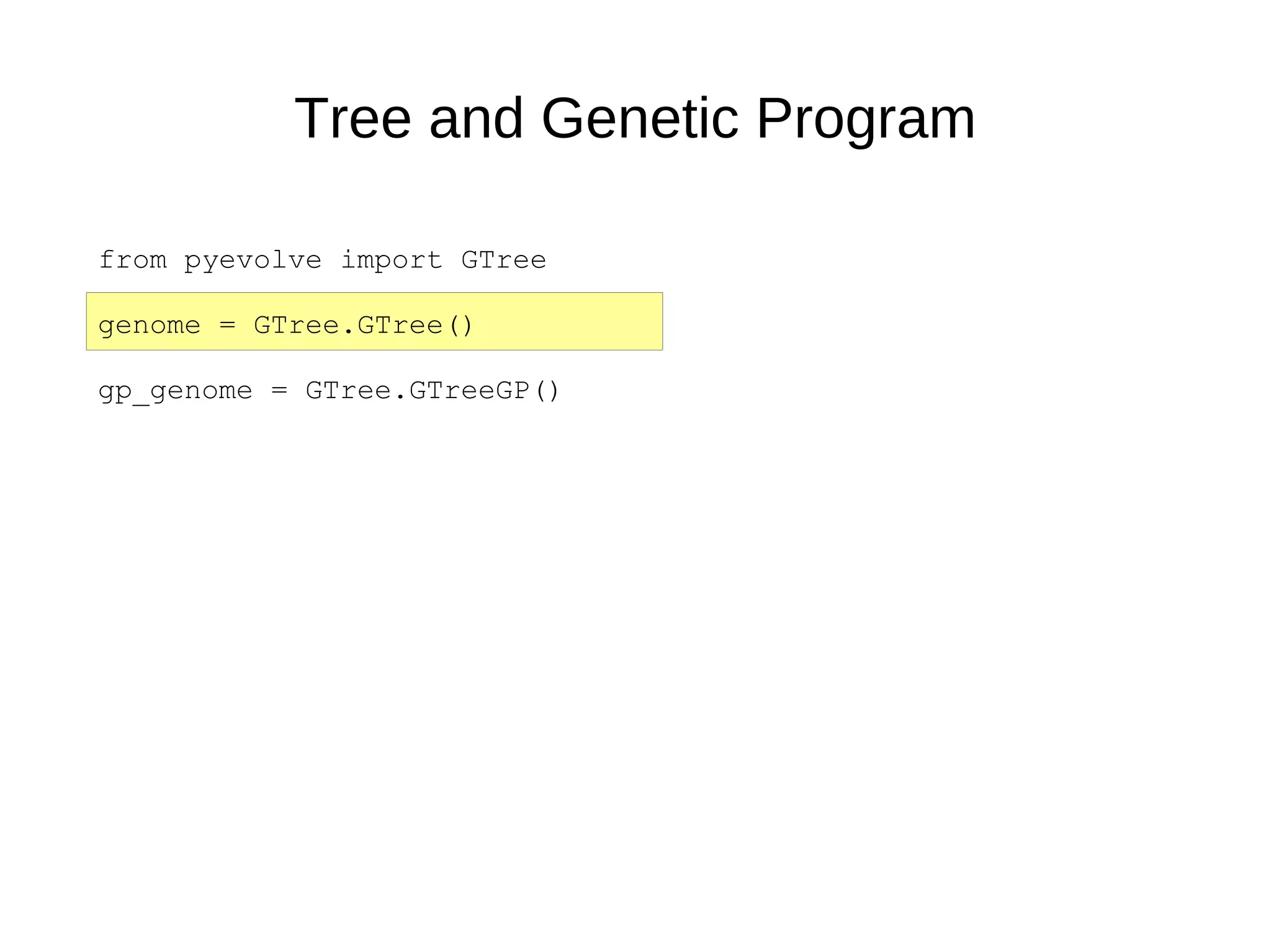 Genetic Programming in Python | PPT