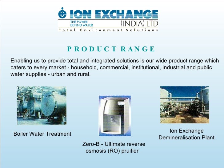 ION EXCHANGE (INDIA) LTD