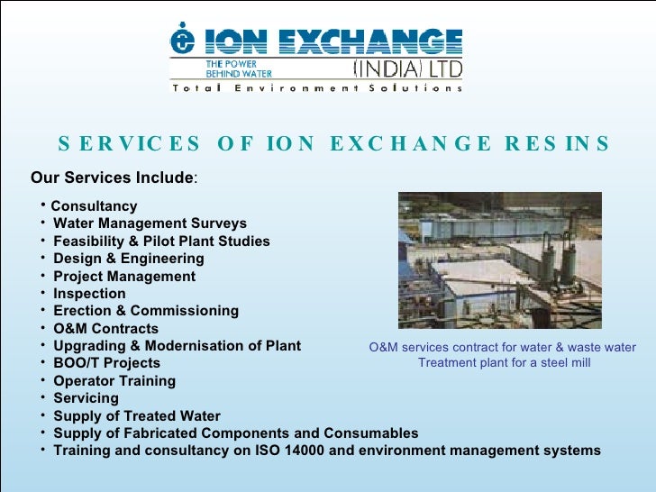 ION EXCHANGE (INDIA) LTD