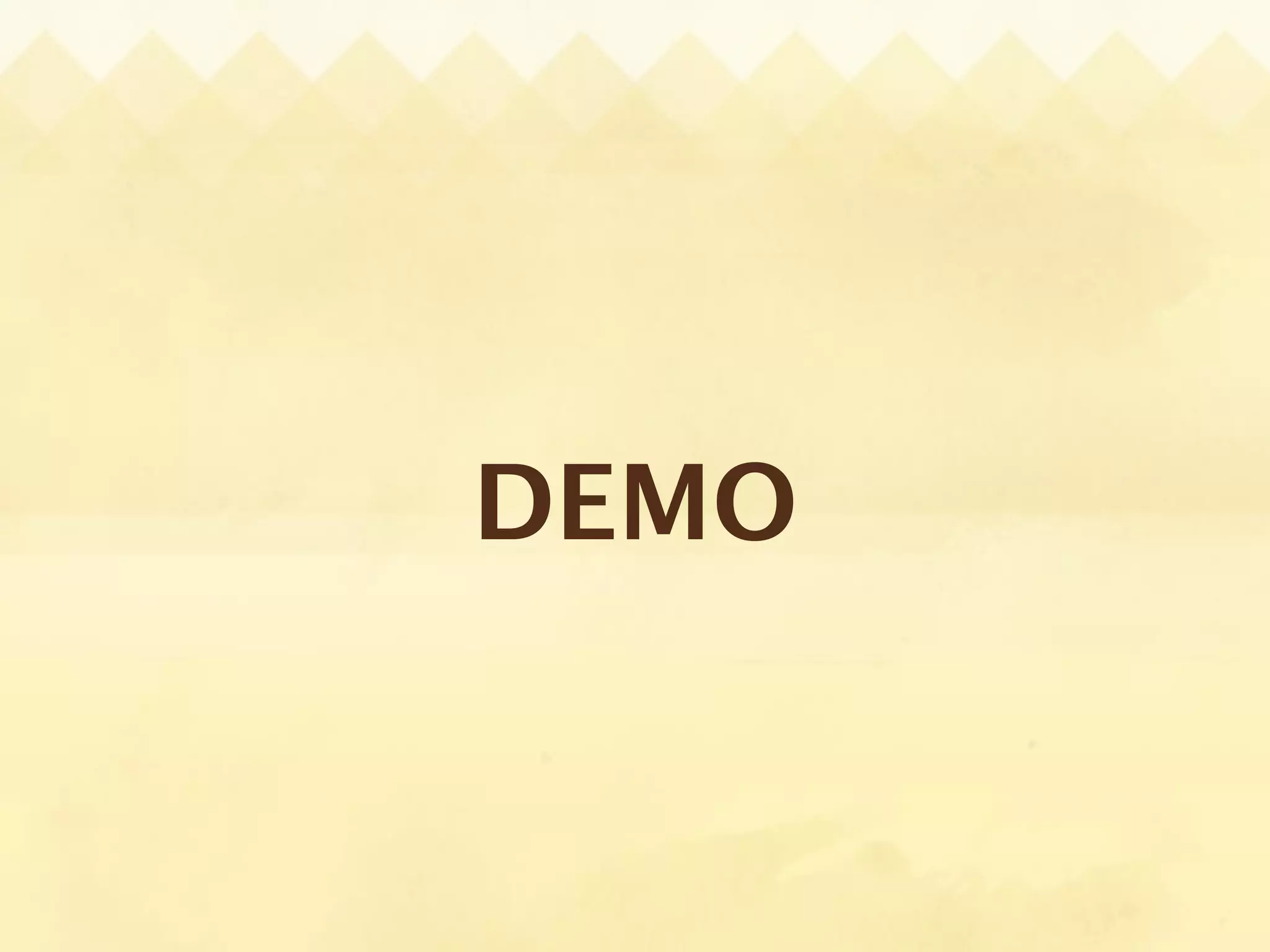 DEMO
 