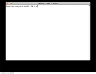 Friday, November 5, 2010
 