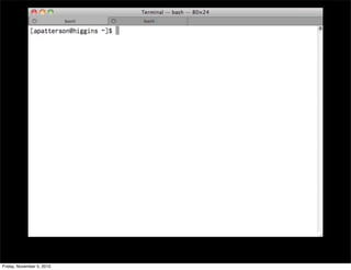 Friday, November 5, 2010
 