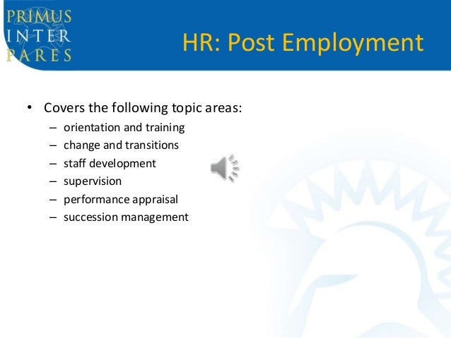 HR Post Employment