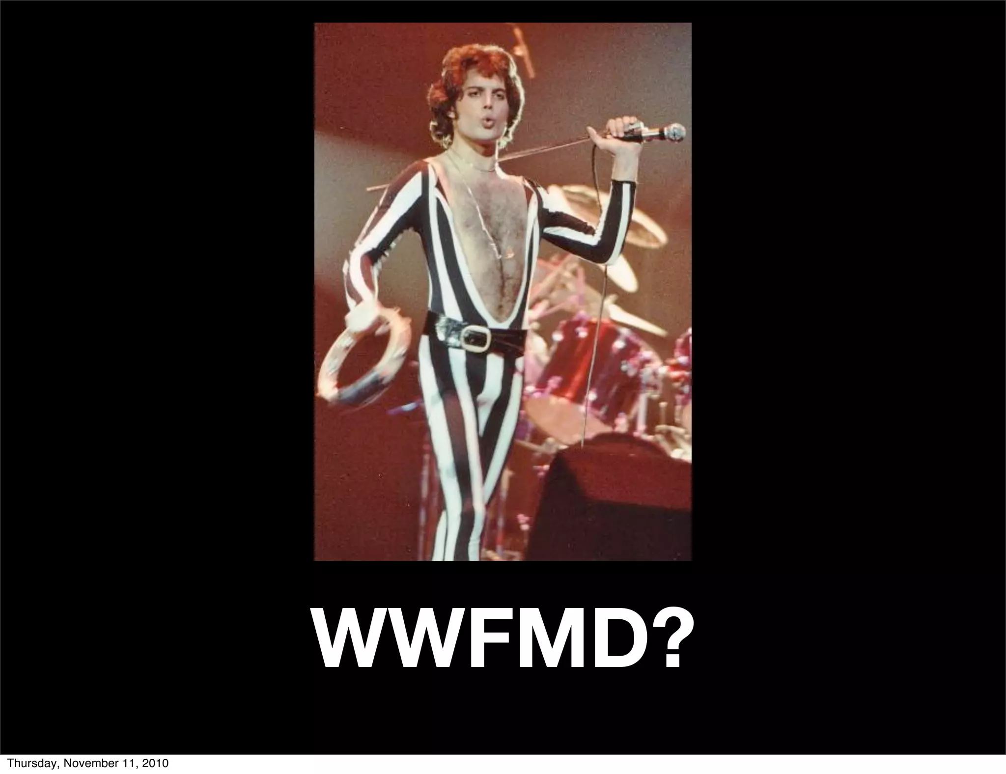 WWFMD?
Thursday, November 11, 2010
 