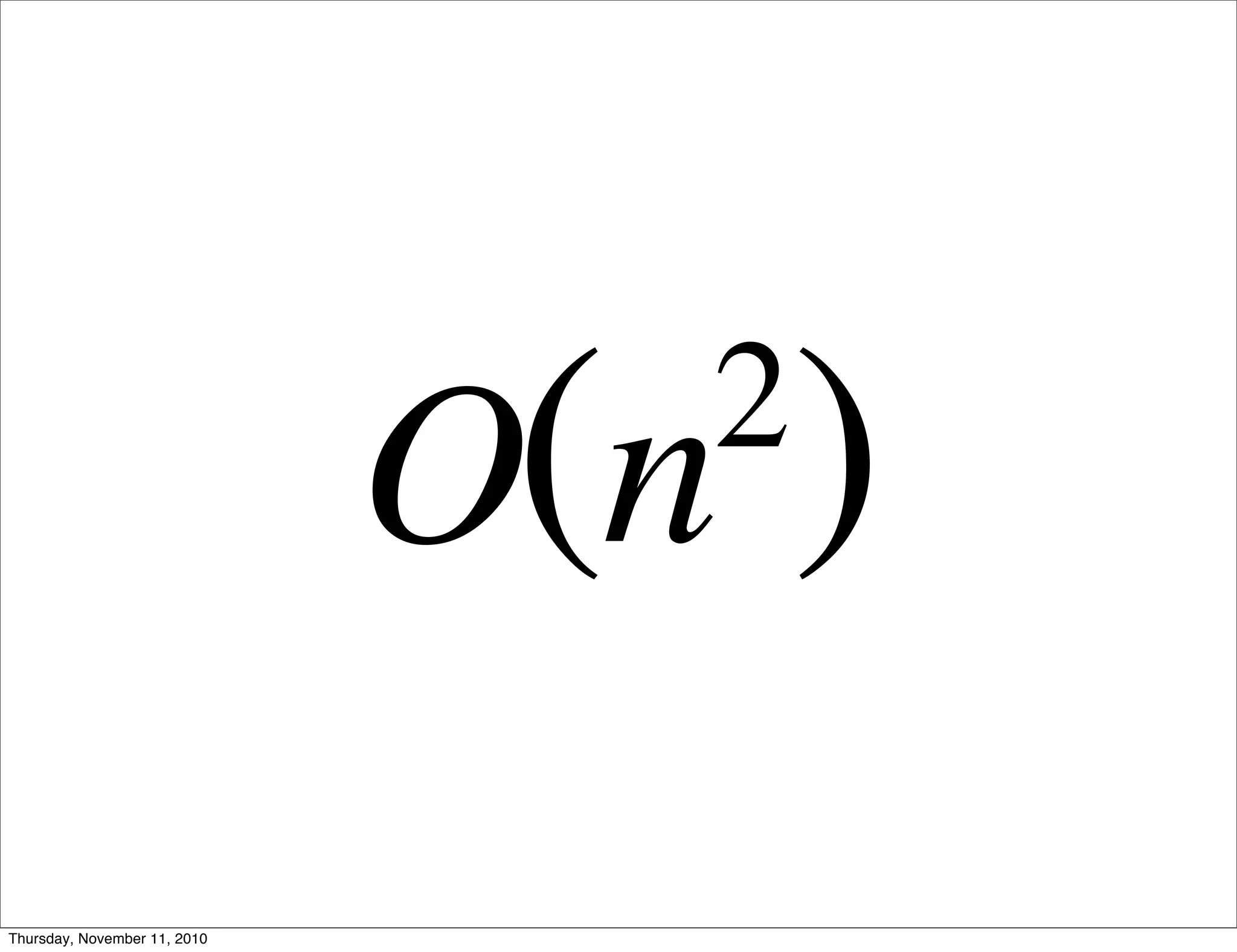 Thursday, November 11, 2010
 