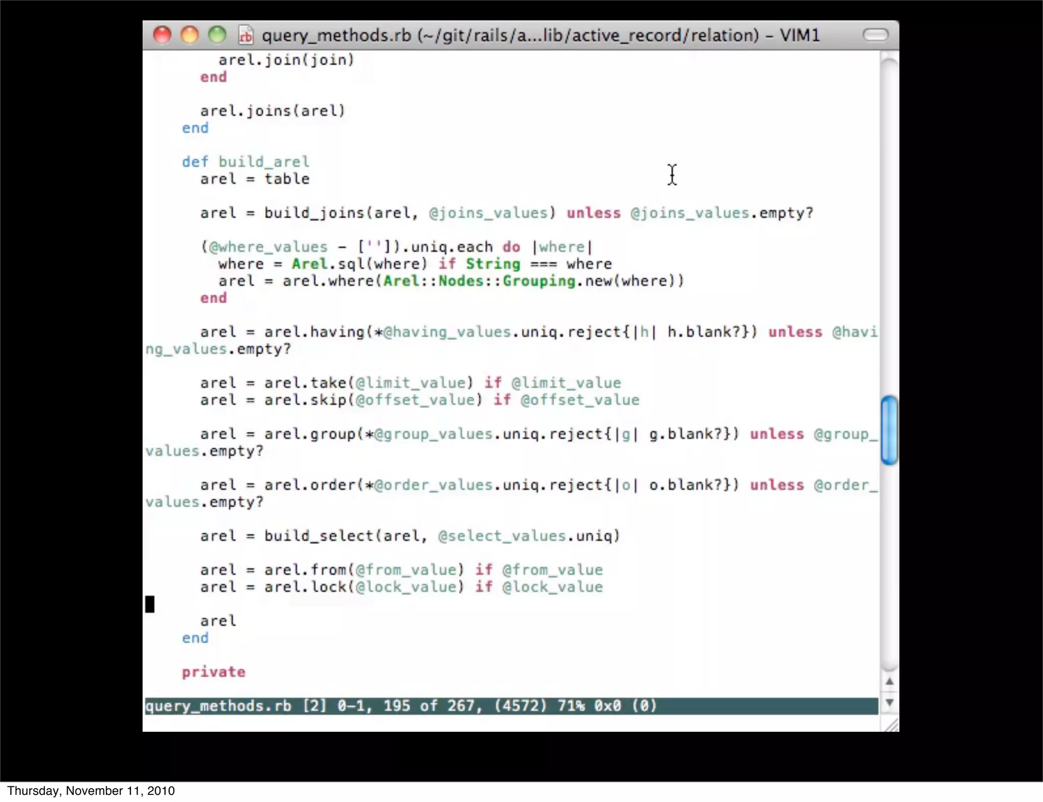 Thursday, November 11, 2010
 