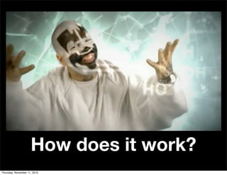 How does it work?
Thursday, November 11, 2010
 