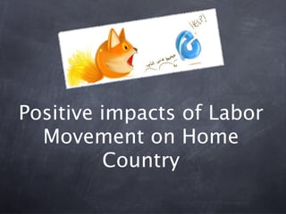 International Movement of Labor
