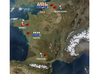 LILLE VALENCIENNES
NANTES
RENNES
TOULOUSE
 