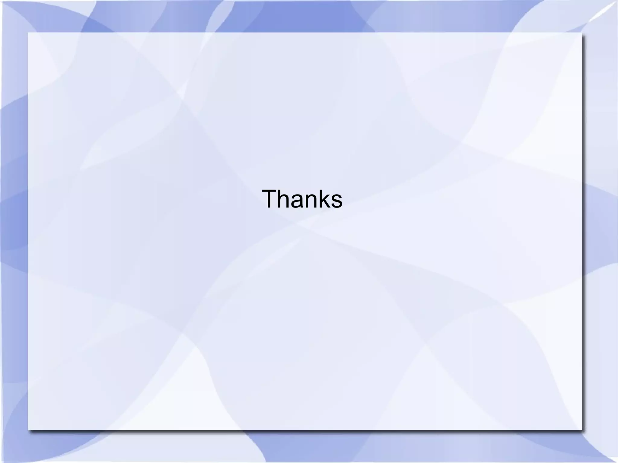 Thanks
 