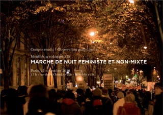 Marche de nuit féministe et non-mixte
