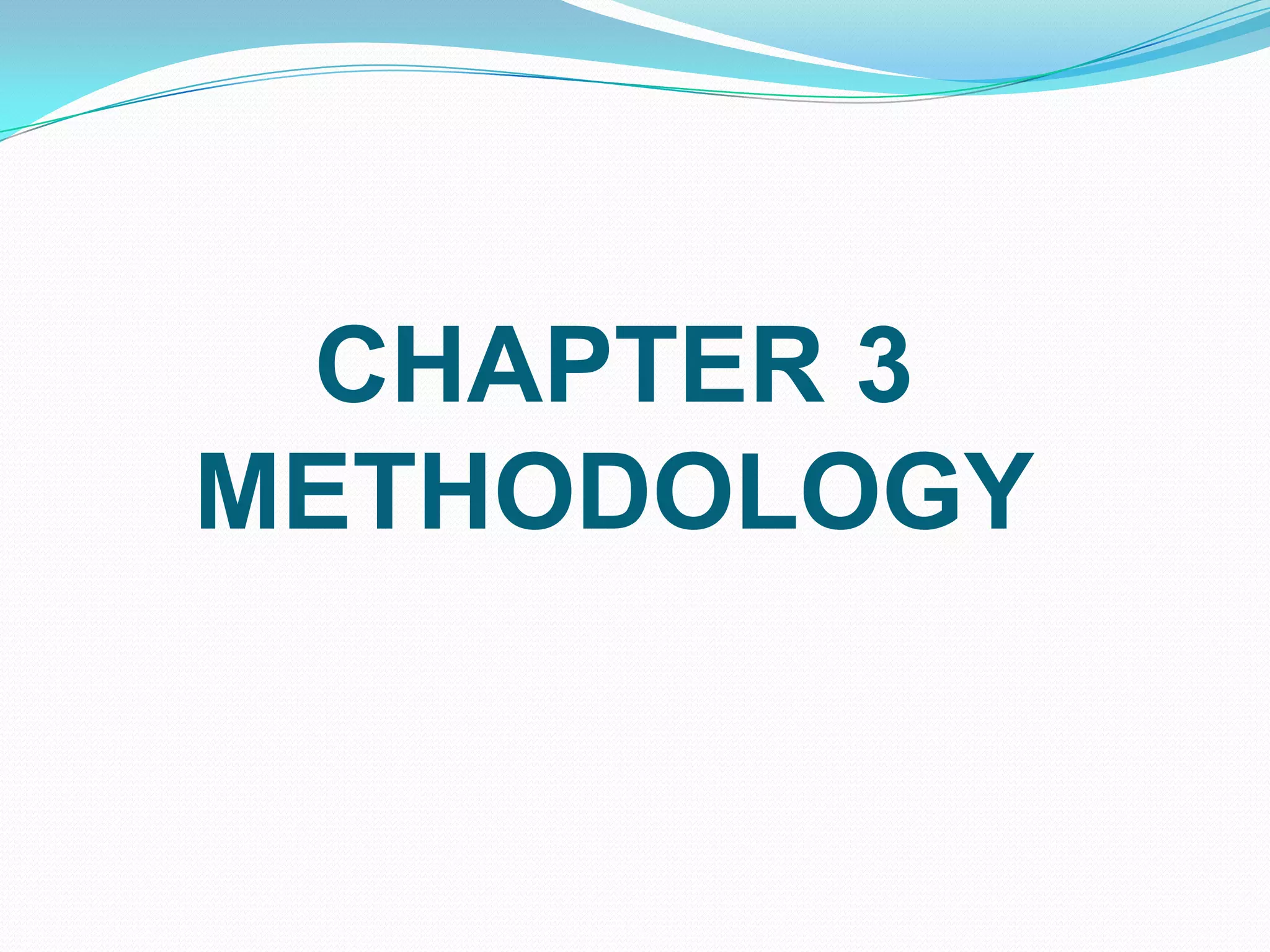 CHAPTER 3   METHODOLOGY