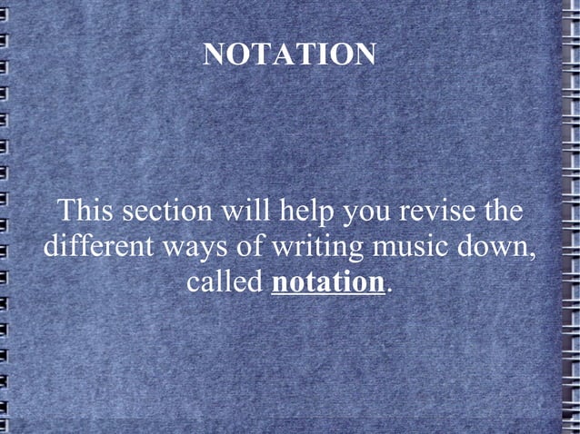 NOTATION | PPT