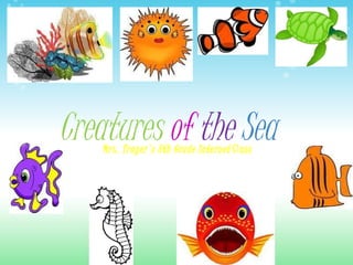 Creatures   of   the  Sea Mrs.  Trager's 8th Grade Internet  Class 