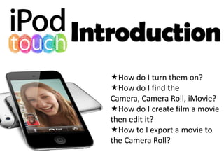 IntroductionHow do I turn them on?