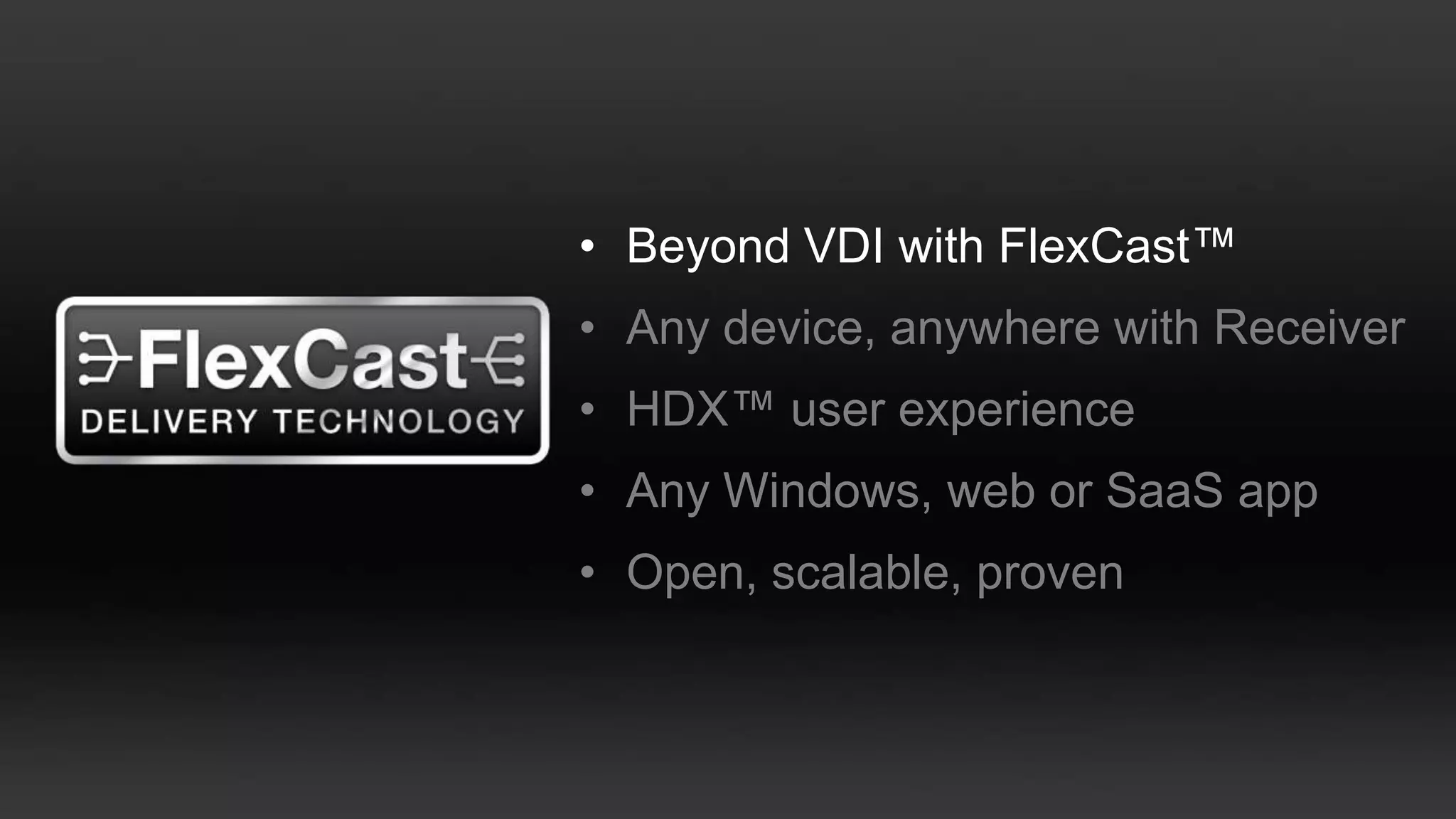 Desktop Virtualisation = VDI