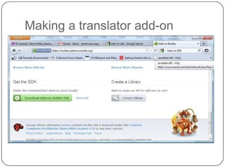 Making a translator add-on