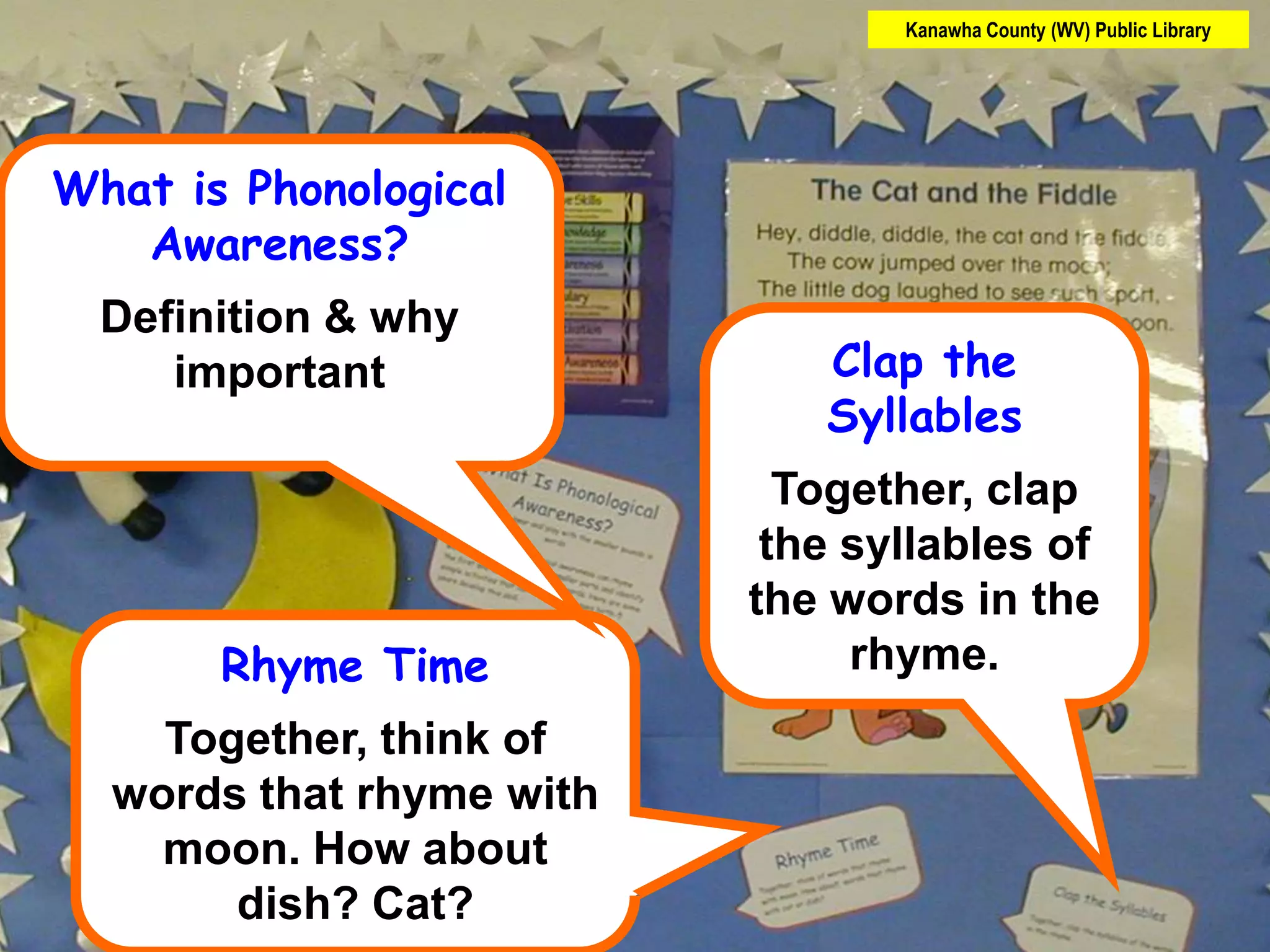 Informational AspectAffective ComponentInvites and welcomes children and adultsEngages children and adultsConveys come and staySays stay and play/read togetherPromotes feelings of security and comfort for adults and childrenEncourages exploration