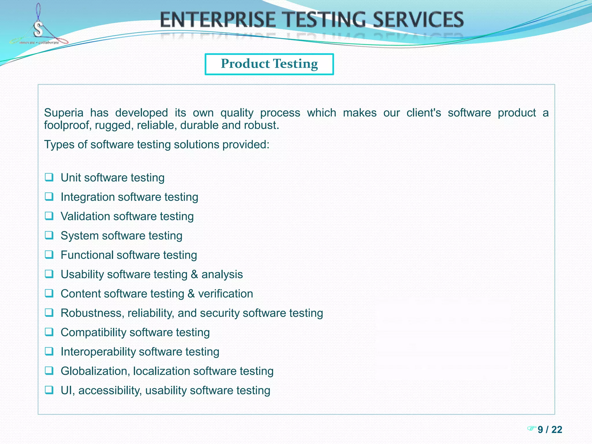    Test Plan & Test Design