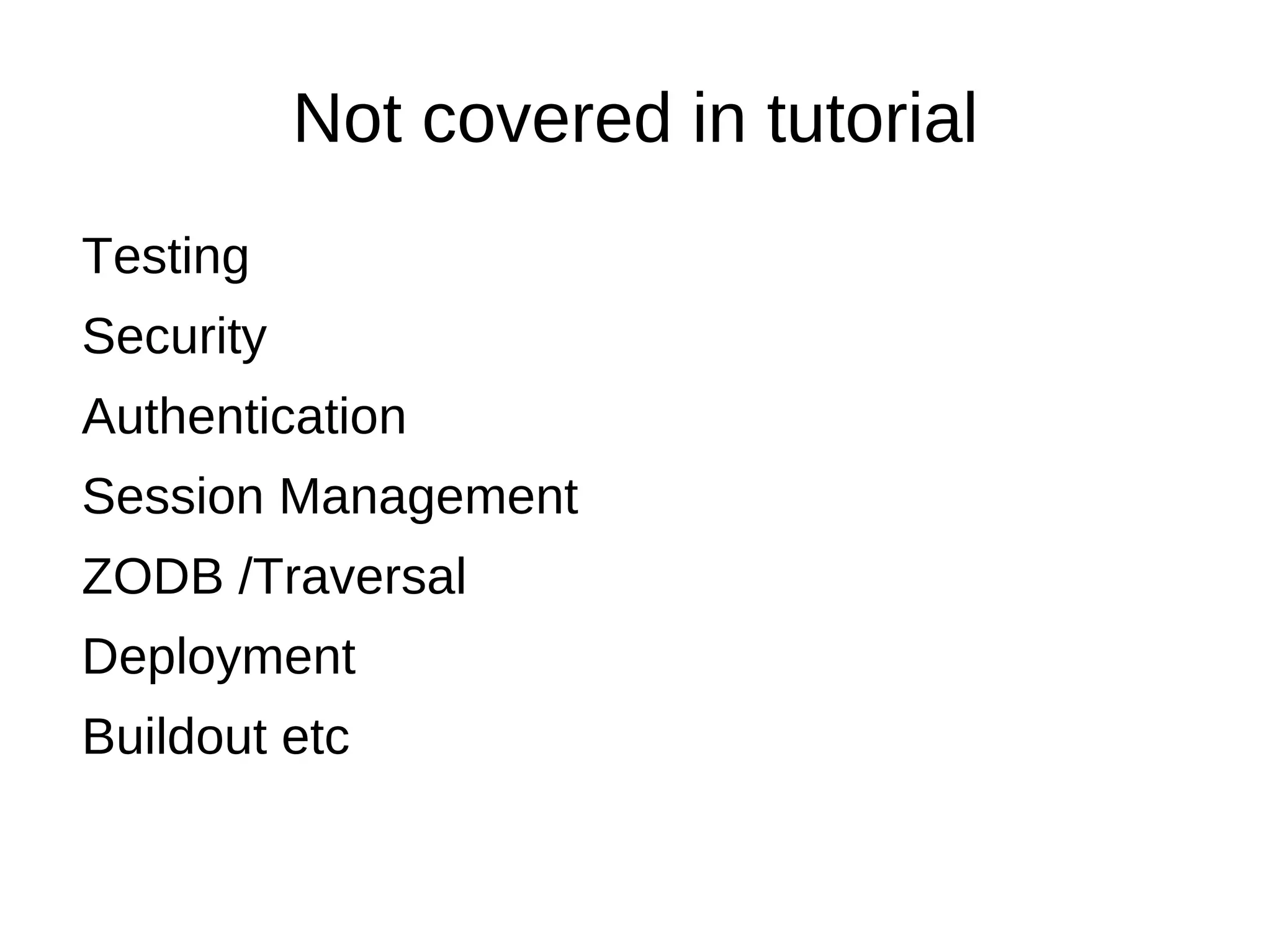 How should you use Pyramid 