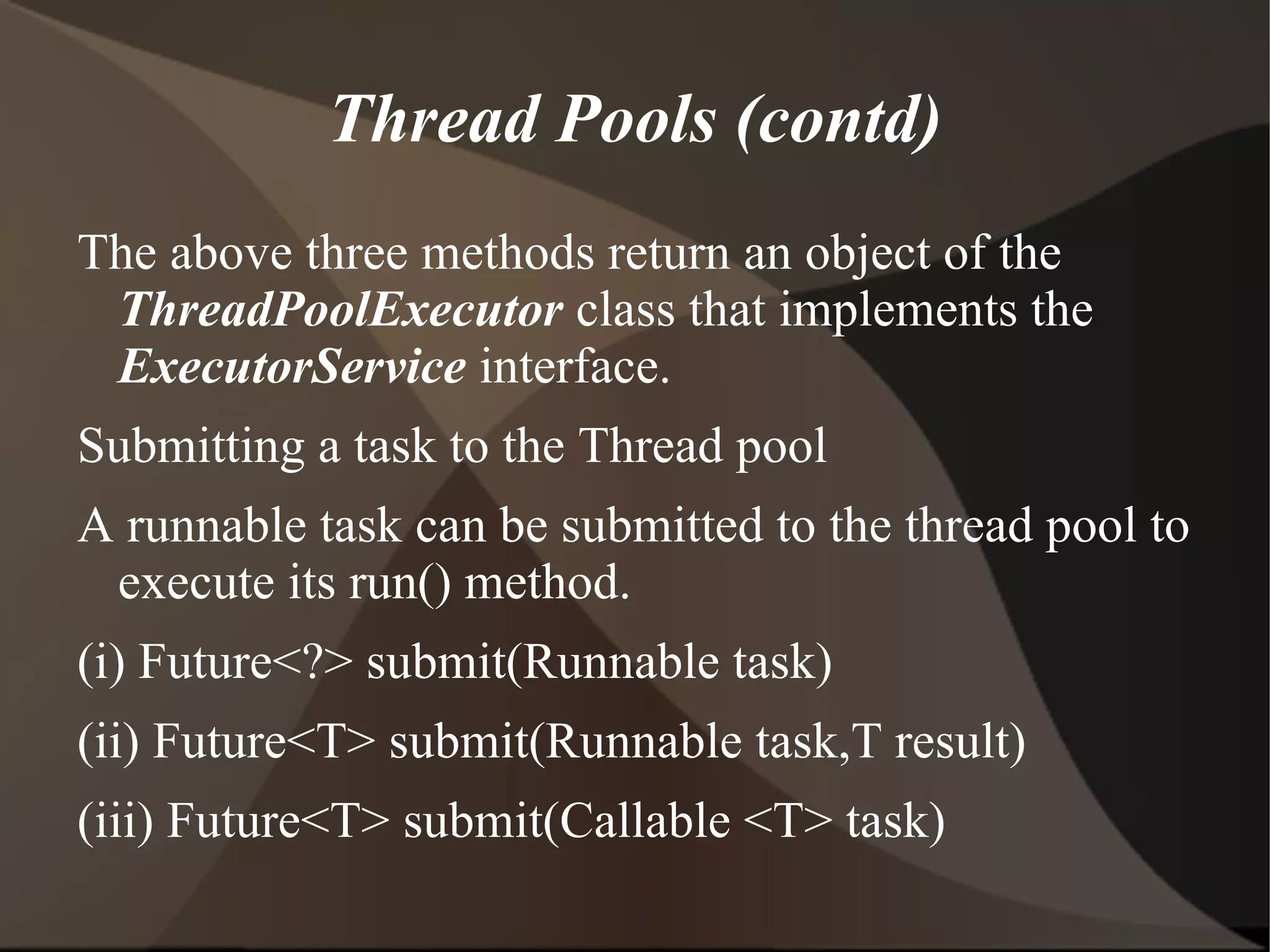 (1)  Constructors available : Interface BlockingQueue<E> (i) ArrayBlockingQueue(int capacity) 