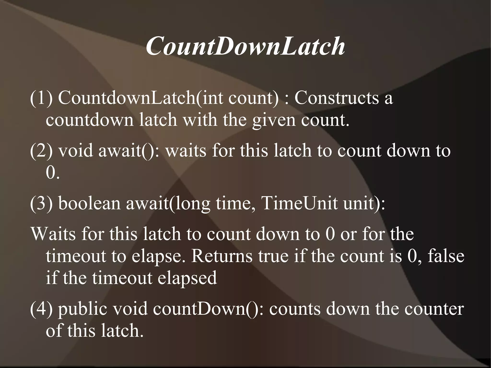 PriorityBlockingQueue(int initialcapacity,Comparator <? super E> comparator> 