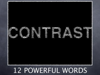 12 POWERFUL WORDS
 