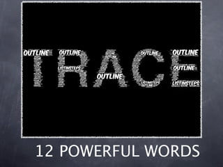 12 POWERFUL WORDS
 