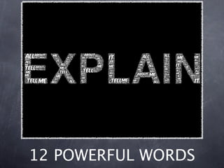 12 POWERFUL WORDS
 